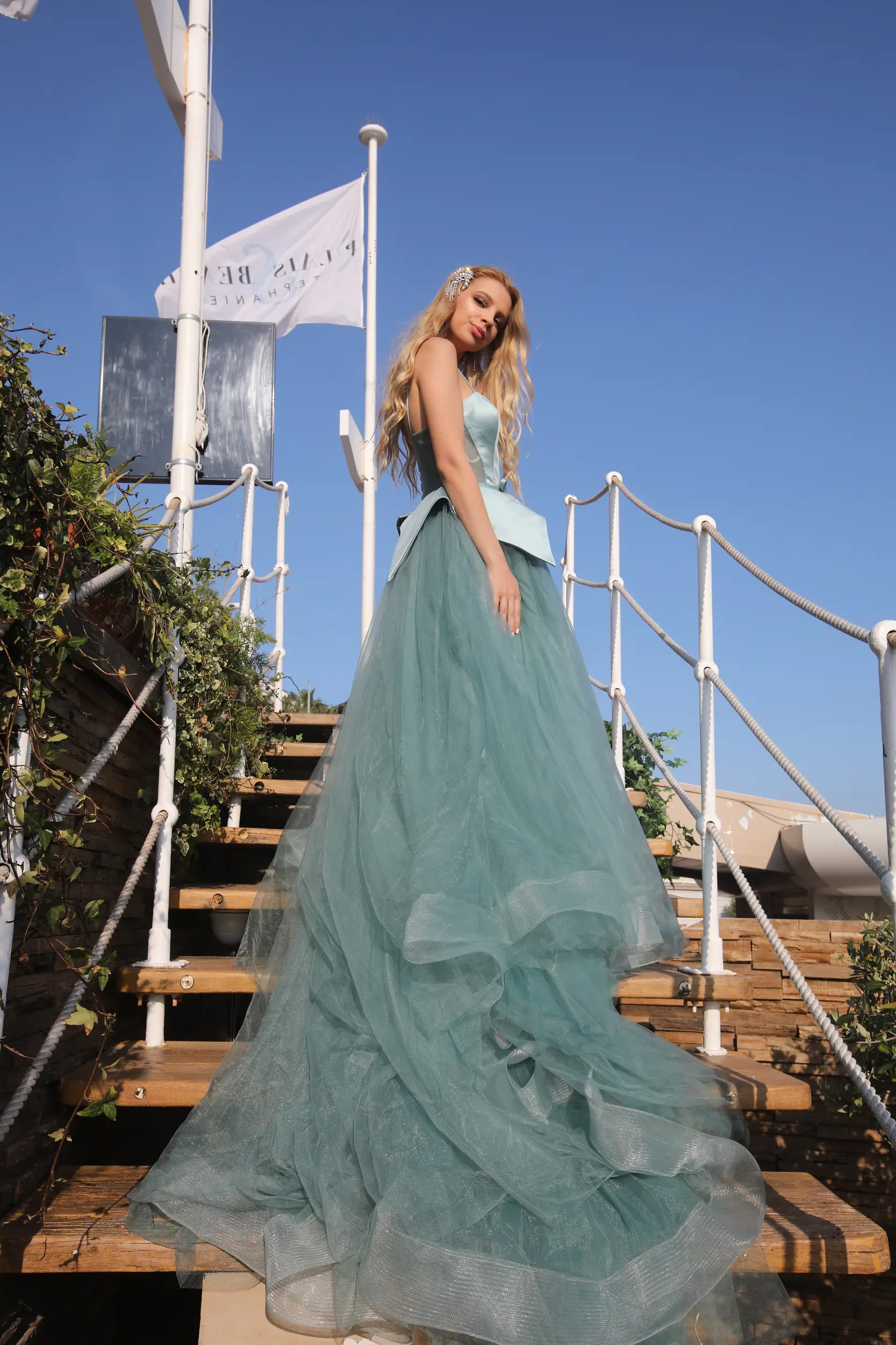 Cannes beach event — Croisette daytime portrait