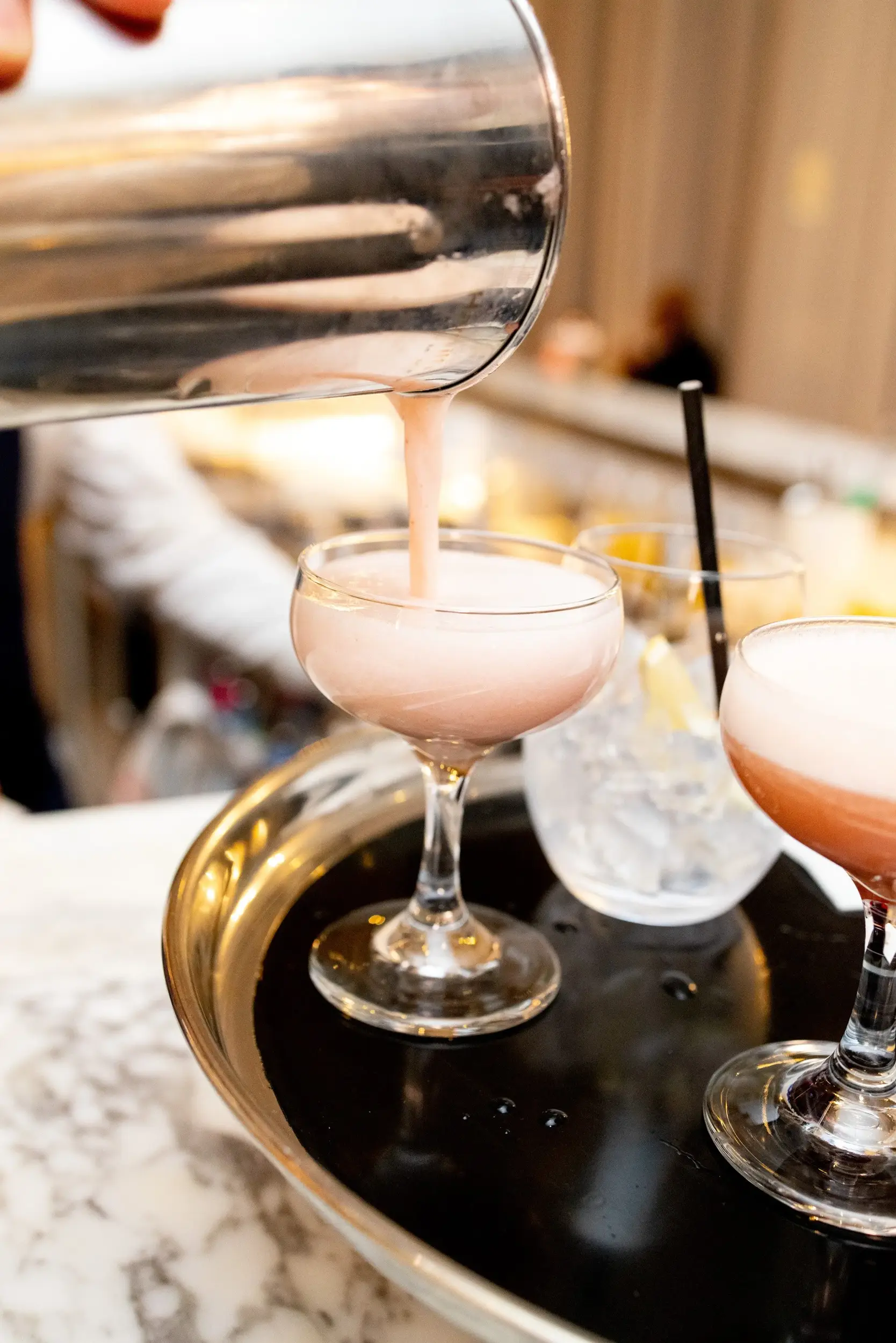 Cocktail detail — luxury reception photography