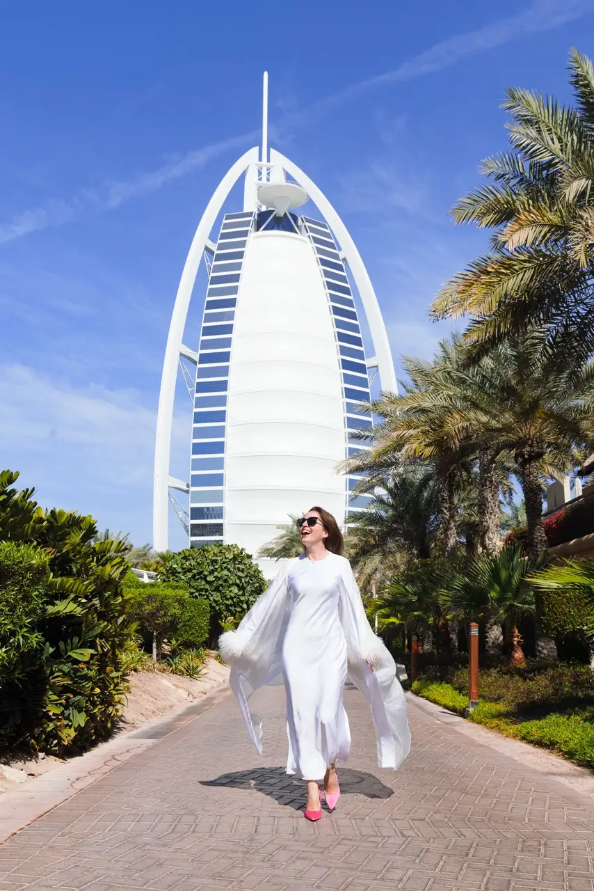 Luxury lifestyle portrait — Burj Al Arab