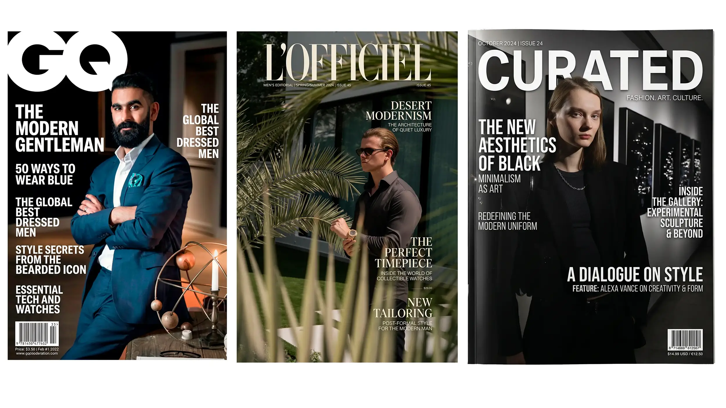 Couverture magazine — direction artistique éditoriale par Jimmy de Paris